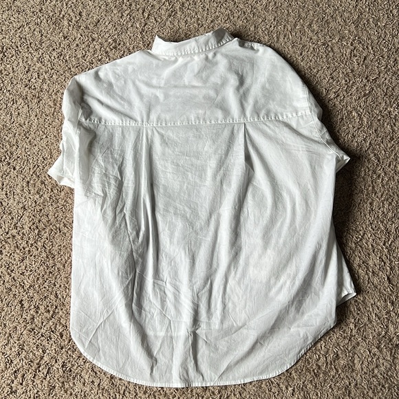 White Button-Down Shirt, with pocket - Picture 2 of 3